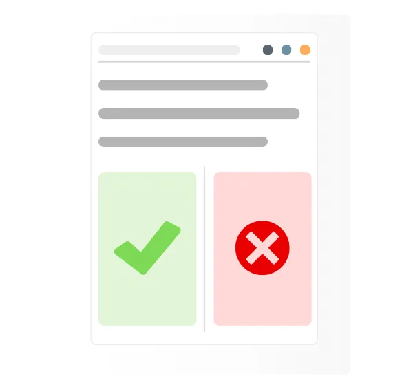 Página con error