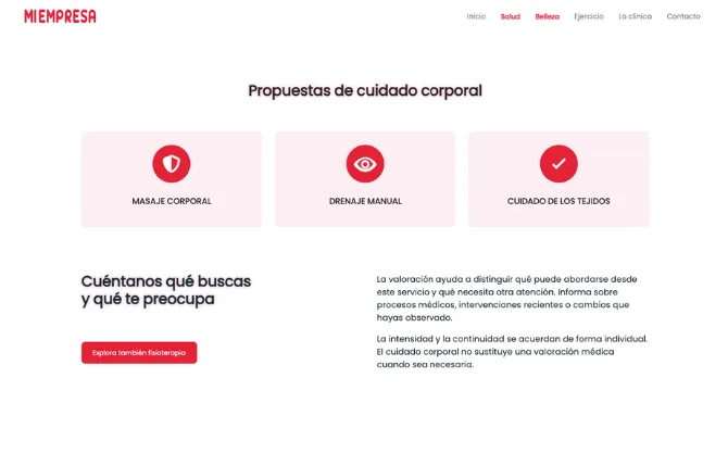 Especialidades